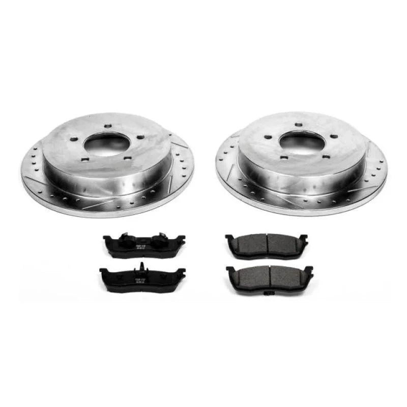 PowerStop Rear Z23 Brake Kit fits 2000-2002 Ford Expedition Eddie / 2000 Ford F-150 / 2000-2003 Ford F-150 Harley-Davidson...