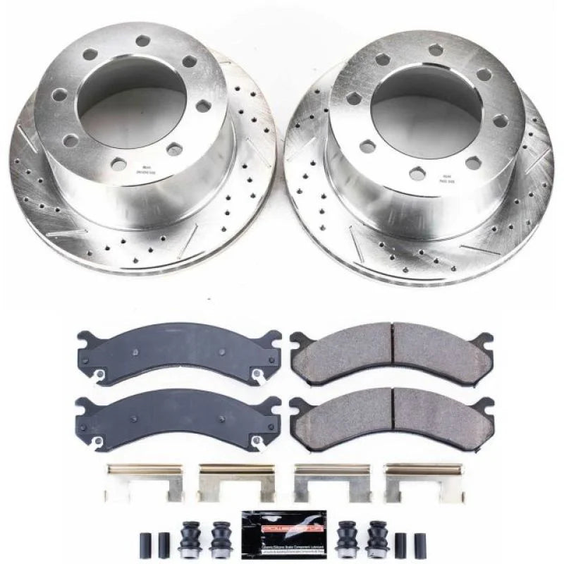 PowerStop Rear Z23 Brake Kit fits 2001-2010 Chevrolet Silverado 3500 / 2001-2007 GMC Sierra 3500 - Main Product View
