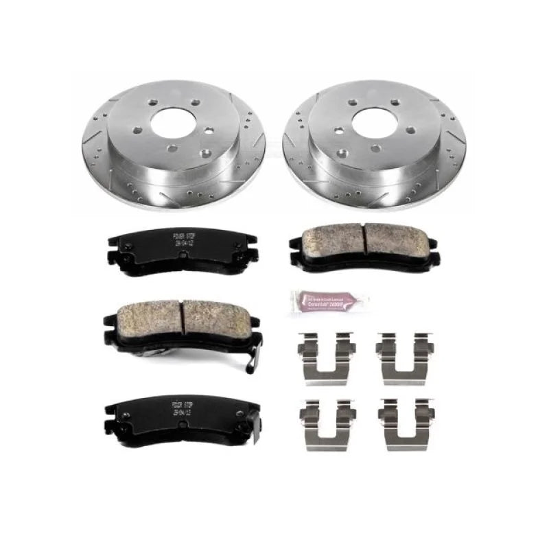 PowerStop Rear Z23 Brake Kit fits 2002-2007 Buick Rendezvous / 2002-2004 Chevrolet Venture / 2002-2004 Oldsmobile Silhouet...
