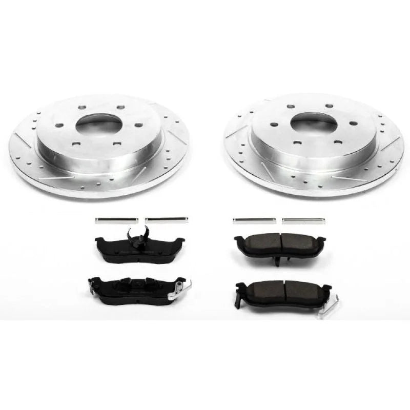 PowerStop Rear Z23 Brake Kit fits 2004-2010 Infiniti QX56 / 2005-2009 Nissan Armada LE / 2010-2018 Nissan Armada PLATINUM ...