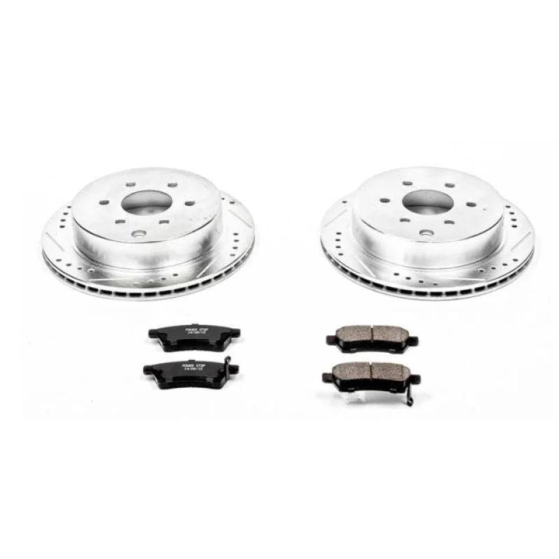 PowerStop Rear Z23 Brake Kit fits 2005-2024 Nissan Frontier / 2005-2010 Nissan Frontier LE / 2011-2024 Nissan Frontier S /...
