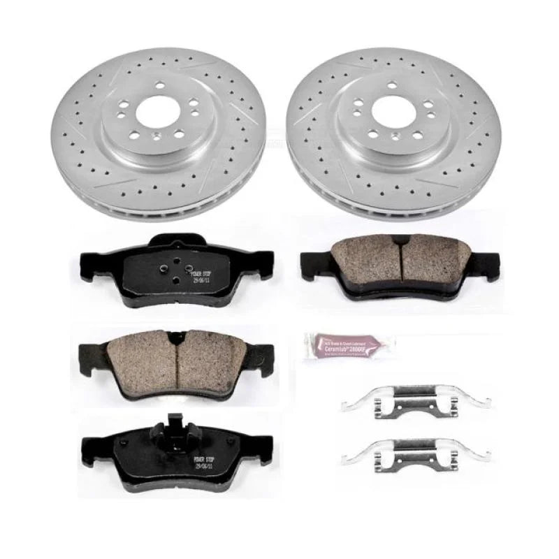 PowerStop Rear Z23 Brake Kit fits 2007-2009 Mercedes-Benz ML320 / 2006-2011 Mercedes-Benz ML350 / 2010 2011 Mercedes-Benz ...