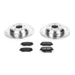 Load image into Gallery viewer, PowerStop Rear Z23 Brake Kit fits 2009 Hyundai Genesis 3.8 / 2018-2021 Kia Stinger - Main Product View