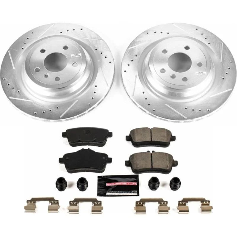 PowerStop Rear Z23 Brake Kit fits 2016 2017 Mercedes-Benz GLE300D / 2016-2018 Mercedes-Benz GLE350 / 2016-2019 Mercedes-Be...