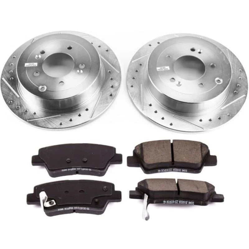 PowerStop Rear Z23 Brake Kit fits 2016-2018 Hyundai Tucson / 2016-2018 Hyundai Tucson LIMITED / 2017-2022 Kia Sportage EX ...