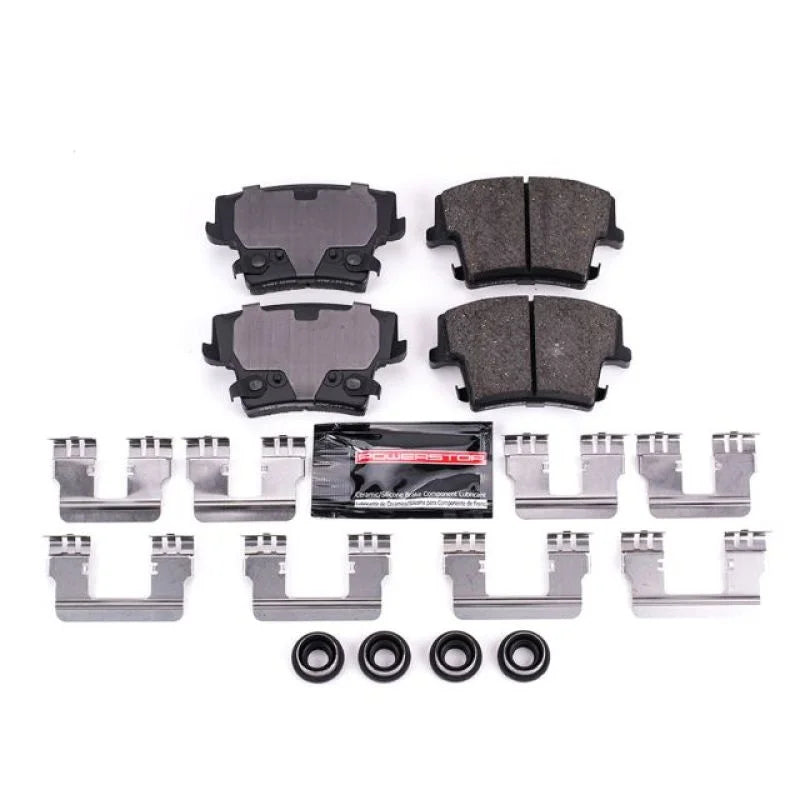 PowerStop Rear Z23 Brake Pads w/Hardware fits 2005-2010 Chrysler 300 / 2005-2020 Chrysler 300 C / 2008 Chrysler 300 LX / 2...