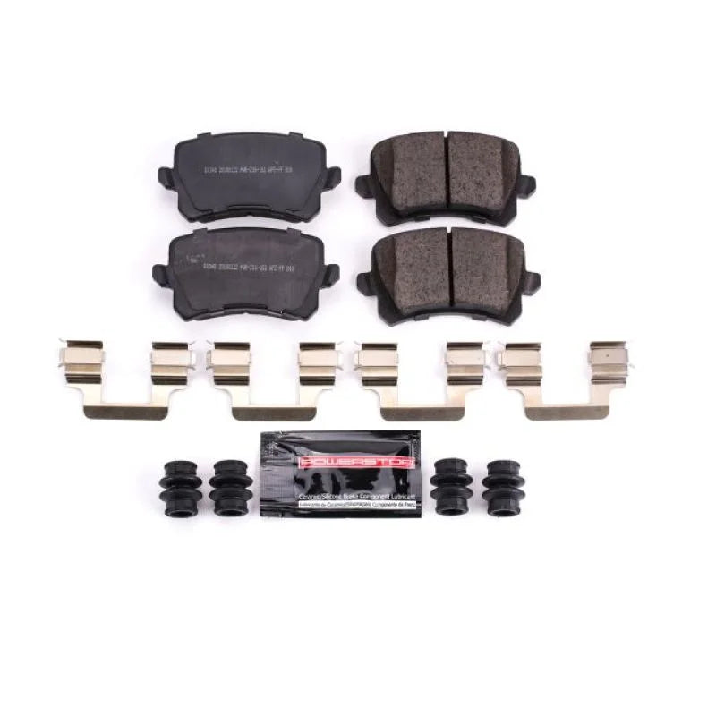 PowerStop Rear Z23 Brake Pads w/Hardware fits 2015 Audi Q3 / 2009-2015 Volkswagen CC / 2012 2013 Volkswagen CC Lux / 2011-...