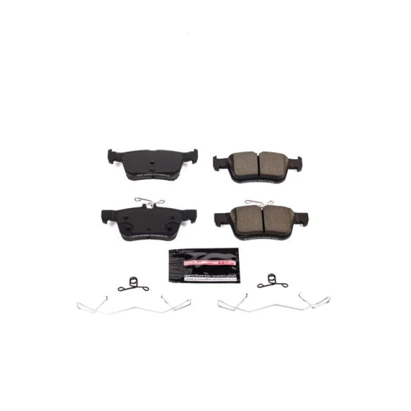 PowerStop Rear Z23 Brake Pads w/Hardware fits 2015-2024 Ford Edge / 2017-2020 Ford Escape S / 2018-2020 Ford Escape SEL / ...