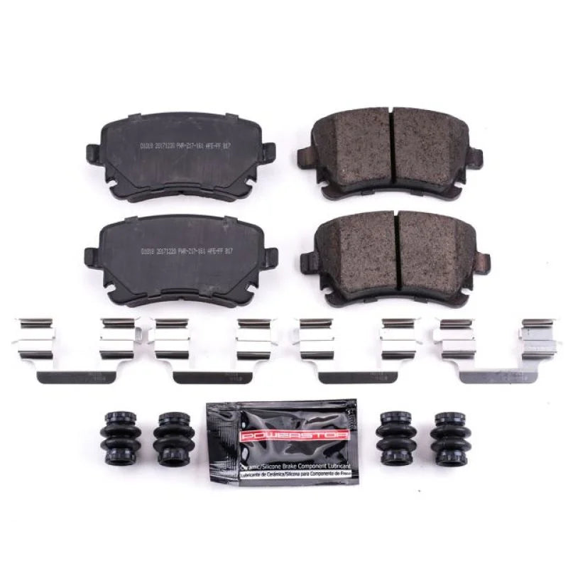 PowerStop Rear Z23 Brake Pads w/Hardware fits Audi A6 / 2005-2011 Audi A6 Quattro / 2006-2011 Audi A6 Quattro Avant / 2005...