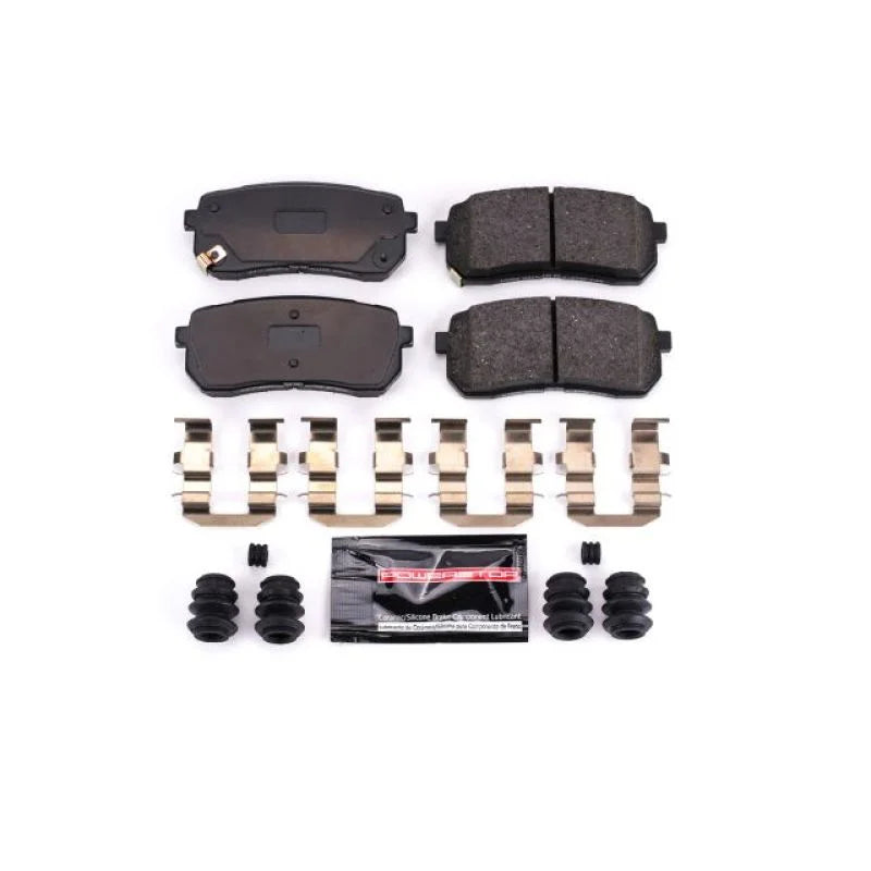 PowerStop Rear Z23 Brake Pads w/Hardware fits Hyundai Veracruz / 2007-2012 Hyundai Veracruz Gls / 2007 2008 Hyundai Veracr...