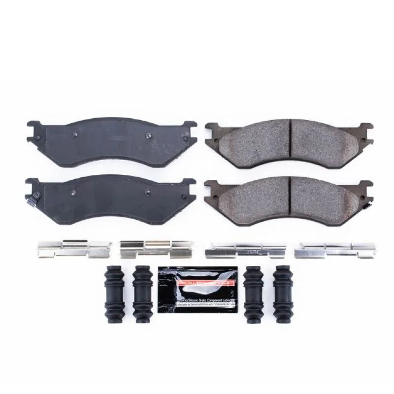 PowerStop Rear Z23 Brake Pads w/Hardware fits Ram / 2001-2008 Ram 2500 / 2006-2008 Ram 2500 Power / 2001-2008 Ram 3500 - M...