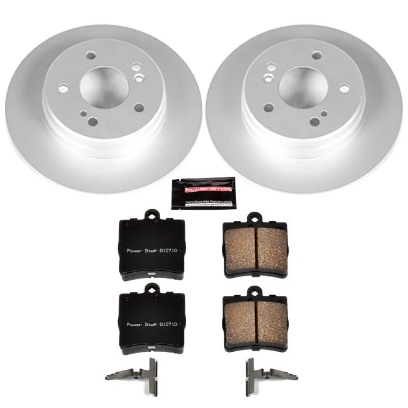 PowerStop Rear Z23 Coated Brake Kit fits 2004-2008 Chrysler Crossfire / 1999 Mercedes-Benz C230 / 2001-2005 Mercedes-Benz ...