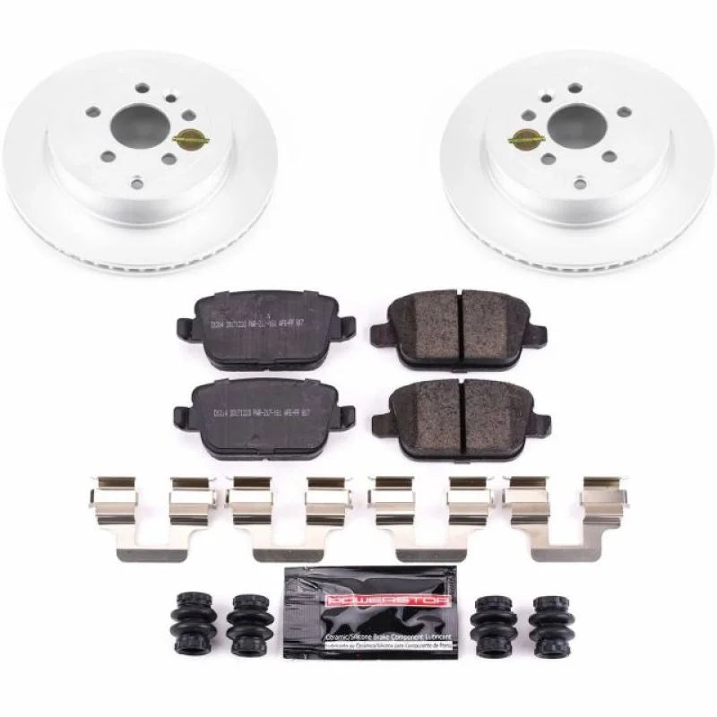 PowerStop Rear Z23 Coated Brake Kit fits 2008-2012 Land Rover LR2 - Main Product View