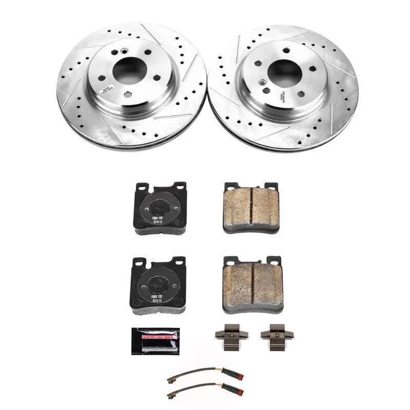 PowerStop Rear Z23 Evolution Brake Kit fits 2007-2010 Mercedes-Benz SLK55 Amg