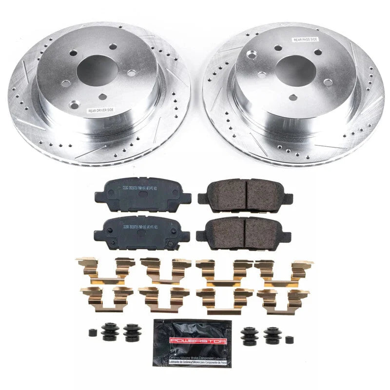PowerStop Rear Z23 Evolution Brake Kit fits 2009 Infiniti FX35