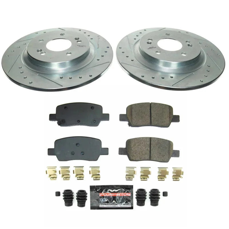 PowerStop Rear Z23 Evolution Brake Kit fits 2021-2023 Hyundai Santa Fe Calligraphy / 2022-2023 Hyundai Santa Fe Xrt / 2021...