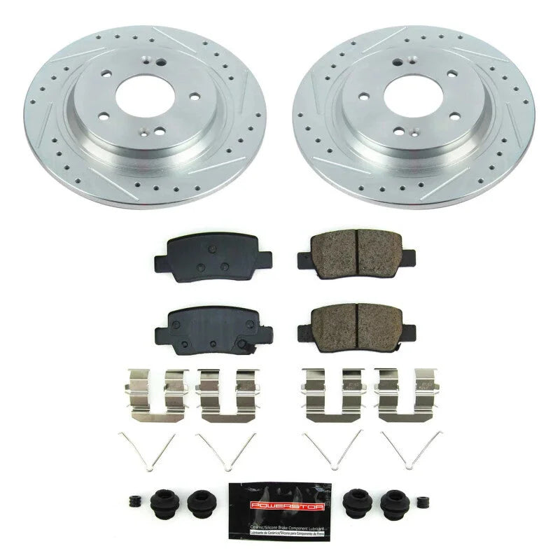 PowerStop Rear Z23 Evolution Brake Kit fits 2021-2023 Kia Seltos