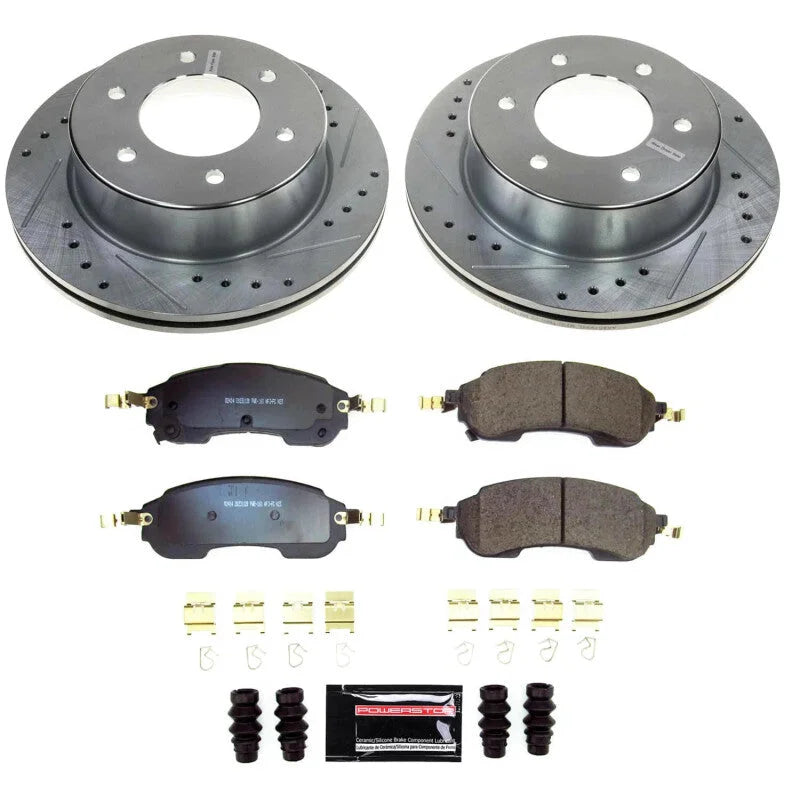 PowerStop Rear Z23 Evolution Brake Kit fits 2021-2024 Ford Bronco
