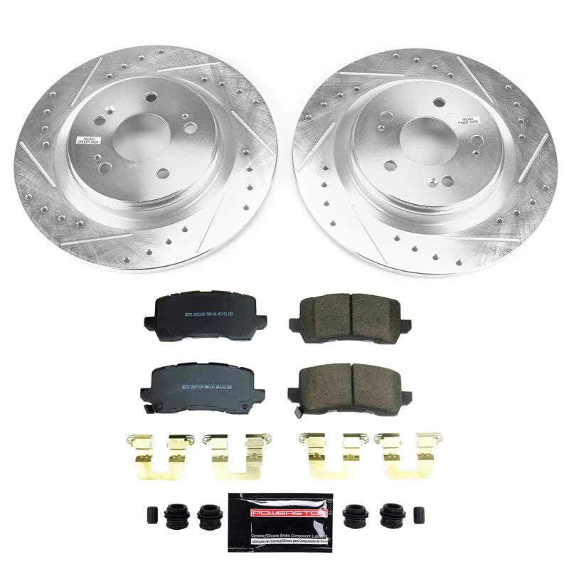 PowerStop Rear Z23 Evolution Brake Kit fits 2021-2025 Honda Odyssey