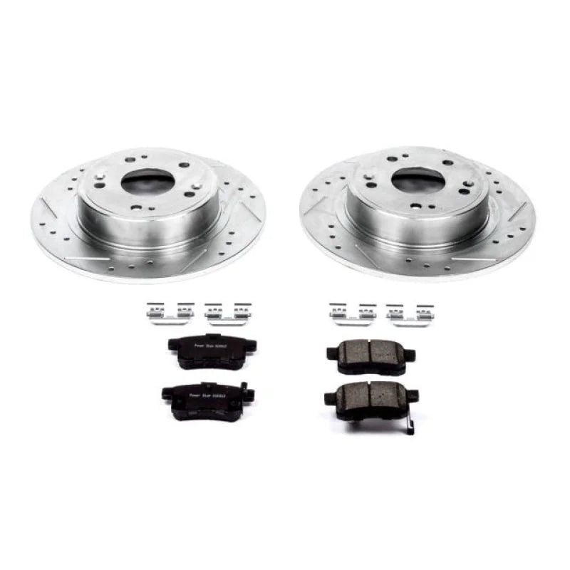 PowerStop Rear Z23 Evolution Sport Brake Kit fits 2009-2010 Acura TSX / 2010 Acura TSX V6 / 2008-2010 Honda Accord EX - Ma...