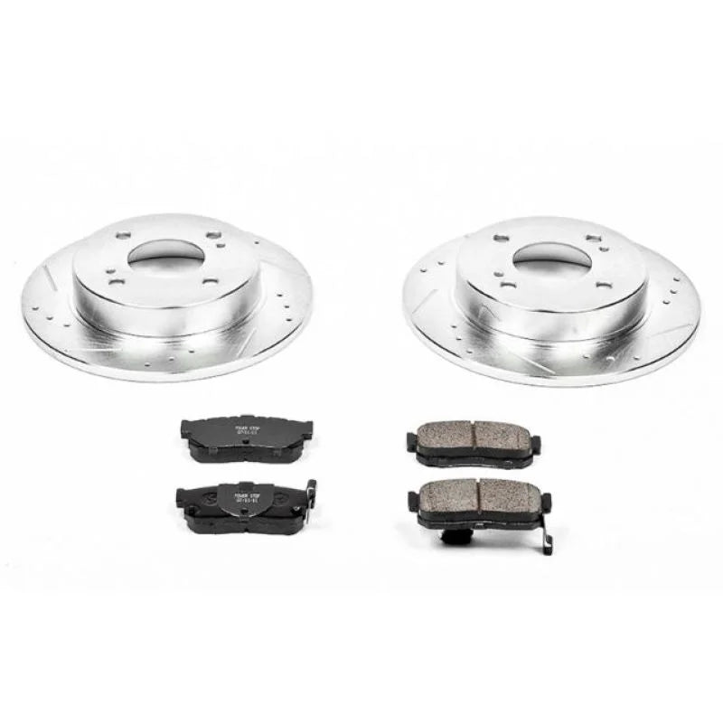 PowerStop Rear Z23 Evolution Sport Brake Kit fits 1991-1996 1999-2001 Infiniti G20 / 1994-1996 1999-2001 Infiniti G20 T / ...