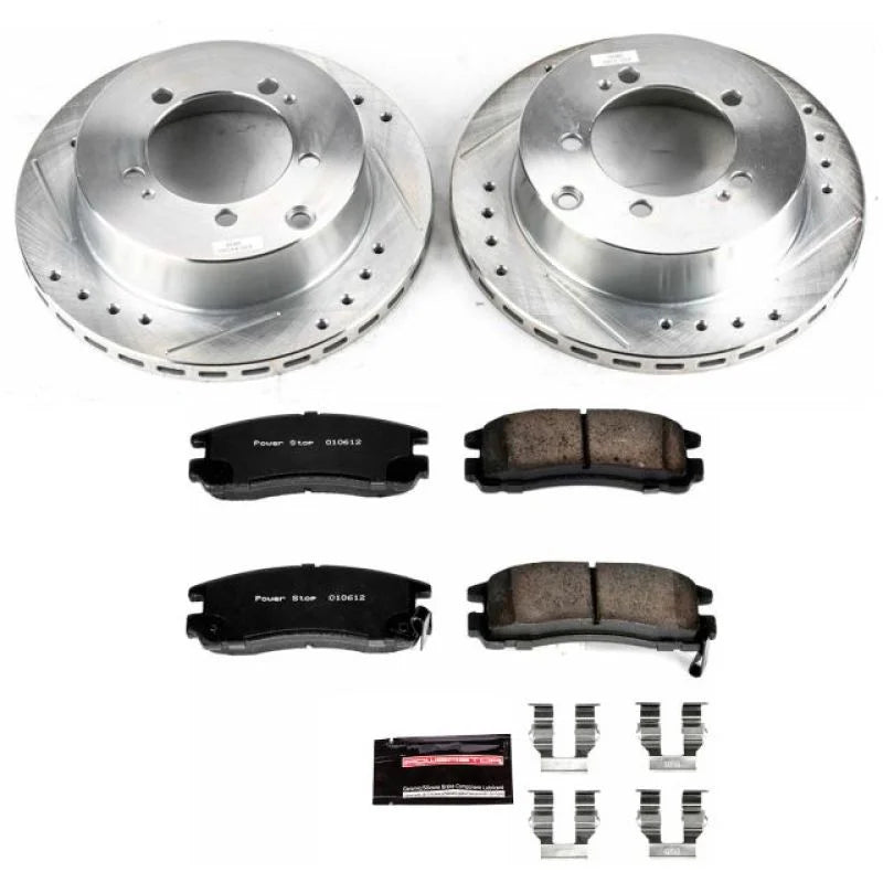 PowerStop Rear Z23 Evolution Sport Brake Kit fits 1991-1996 Dodge Stealth / 1991-1993 Dodge Stealth ES / 1991-1999 Mitsubi...