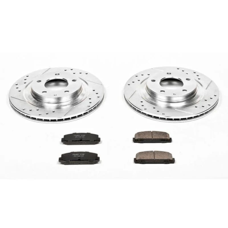 PowerStop Rear Z23 Evolution Sport Brake Kit fits 1993-1995 Mazda Rx-7 - Main Product View