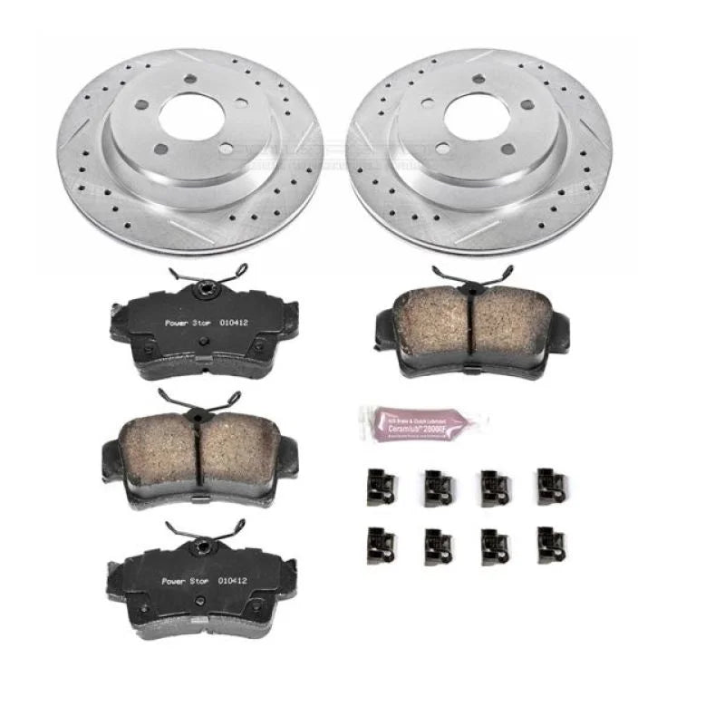 PowerStop Rear Z23 Evolution Sport Brake Kit fits 1994-1999 / 2001 / 2003-2004 Ford Mustang - Main Product View