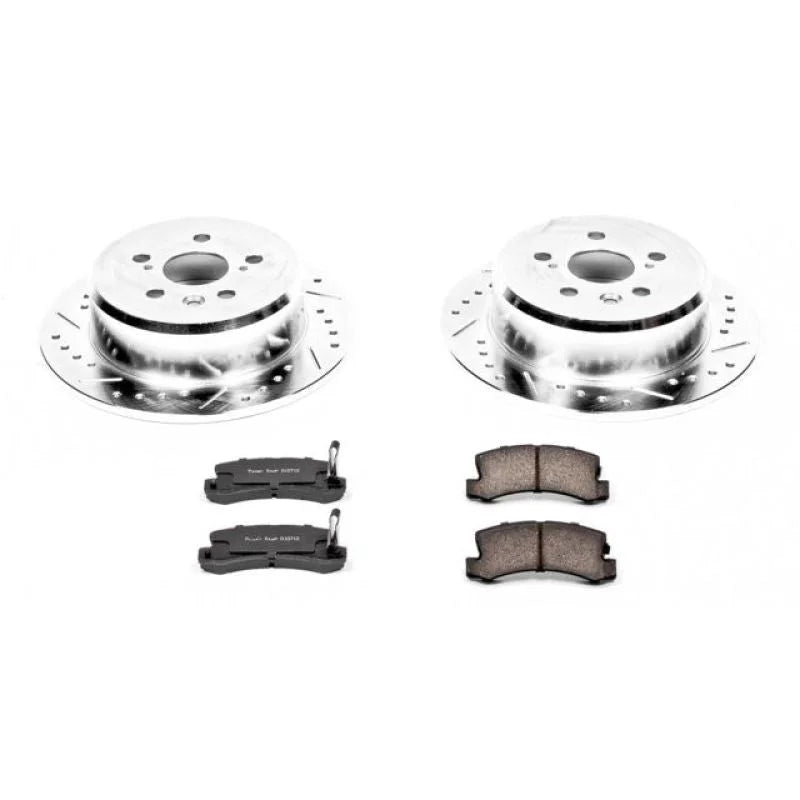 PowerStop Rear Z23 Evolution Sport Brake Kit fits 1995-1999 Toyota Celica GT - Main Product View
