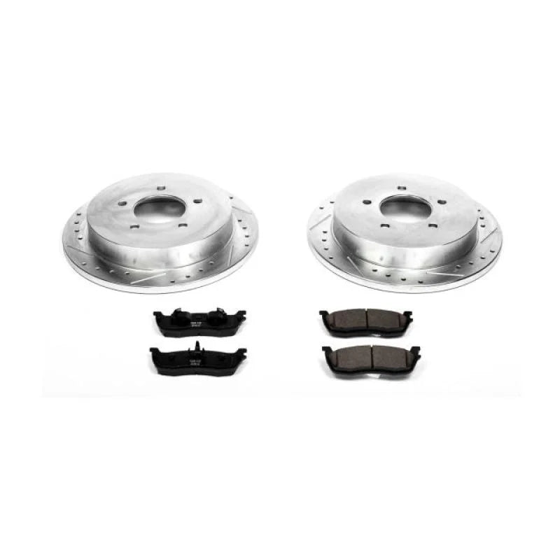 PowerStop Rear Z23 Evolution Sport Brake Kit fits 1997-2000 Ford Expedition Eddie Bauer / 1999-2000 Ford F-150 / 2000 Ford...