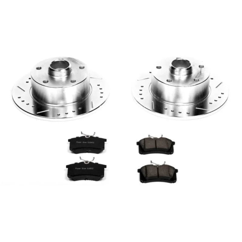 PowerStop Rear Z23 Evolution Sport Brake Kit fits 1997-2001 Audi A4 / 1998 Audi A4 Avant - Main Product View