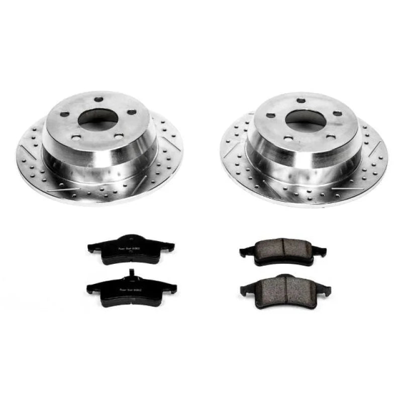 PowerStop Rear Z23 Evolution Sport Brake Kit fits 1999-2004 Jeep Grand Cherokee - Main Product View