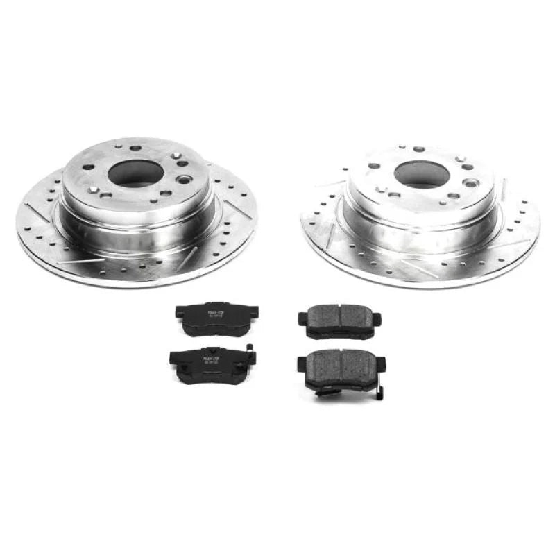 PowerStop Rear Z23 Evolution Sport Brake Kit fits 2001-2003 Acura CL - Main Product View