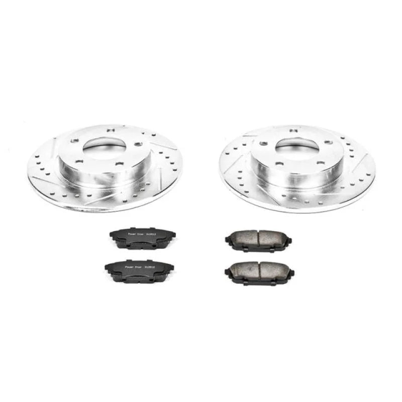 PowerStop Rear Z23 Evolution Sport Brake Kit fits 2001-2003 Mazda Protege / PROTEGE5 - Main Product View