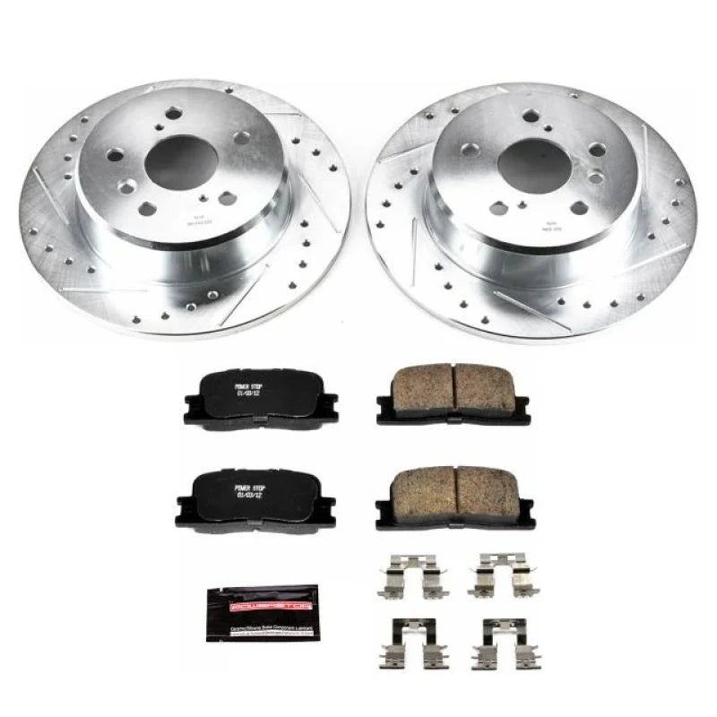 PowerStop Rear Z23 Evolution Sport Brake Kit fits 2001-2003 Toyota Highlander - Main Product View