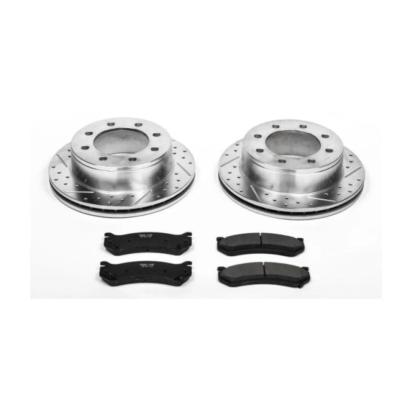 PowerStop Rear Z23 Evolution Sport Brake Kit fits 2002-2006 Chevrolet Avalanche 2500 / 1999-2004 Chevrolet Silverado 2500 ...
