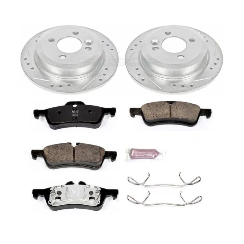 PowerStop Rear Z23 Evolution Sport Brake Kit fits 2002-2006 Mini Cooper - Main Product View