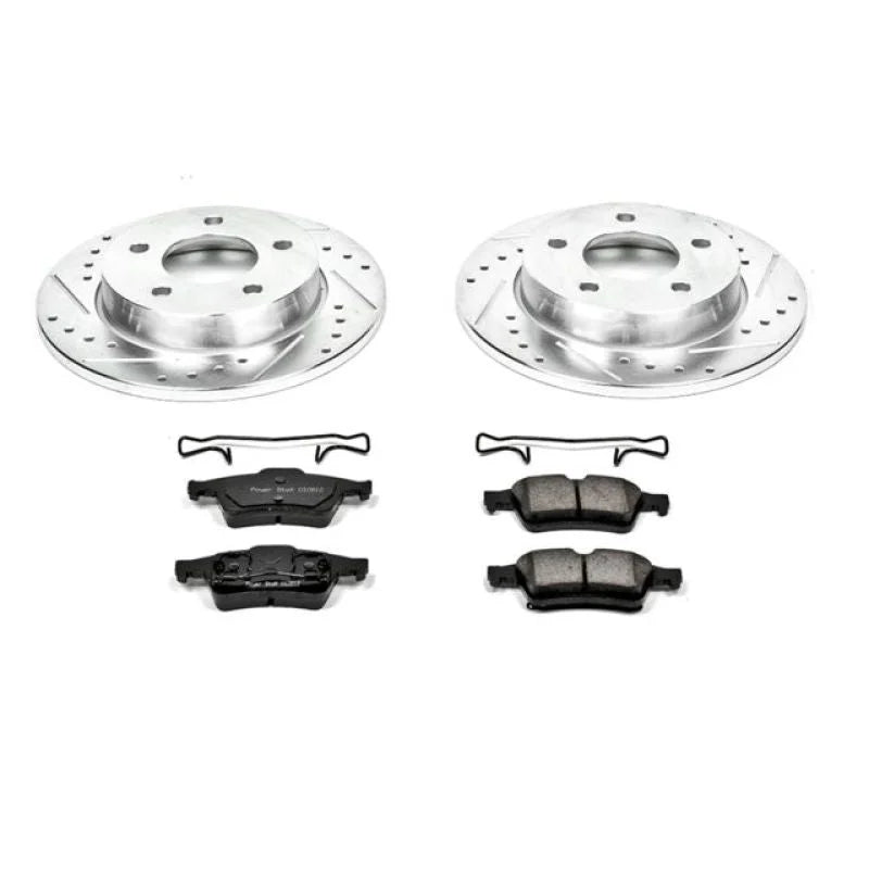PowerStop Rear Z23 Evolution Sport Brake Kit fits 2004-2005 Mazda 3 I - Main Product View