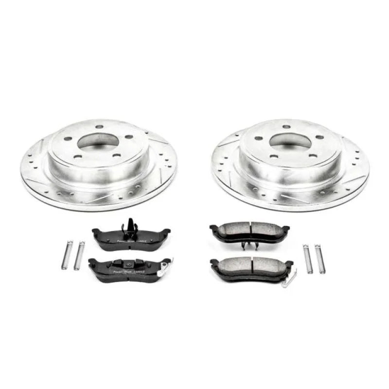 PowerStop Rear Z23 Evolution Sport Brake Kit fits 2004-2008 Chrysler Pacifica - Main Product View