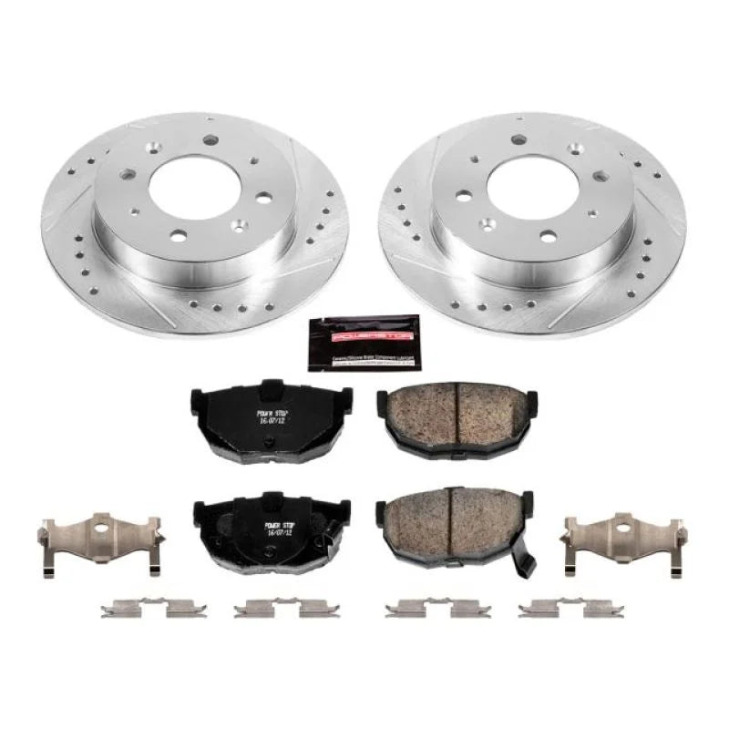 PowerStop Rear Z23 Evolution Sport Brake Kit fits 2004-2009 Kia Spectra / SPECTRA5 - Main Product View