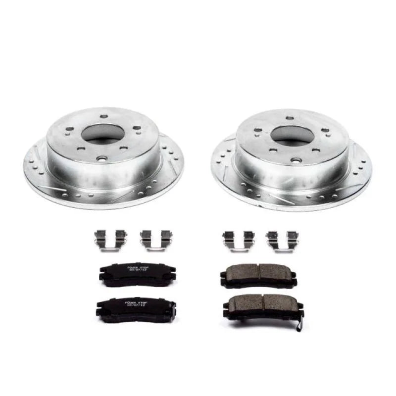 PowerStop Rear Z23 Evolution Sport Brake Kit fits 2004-2012 Mitsubishi Eclipse / Galant - Main Product View