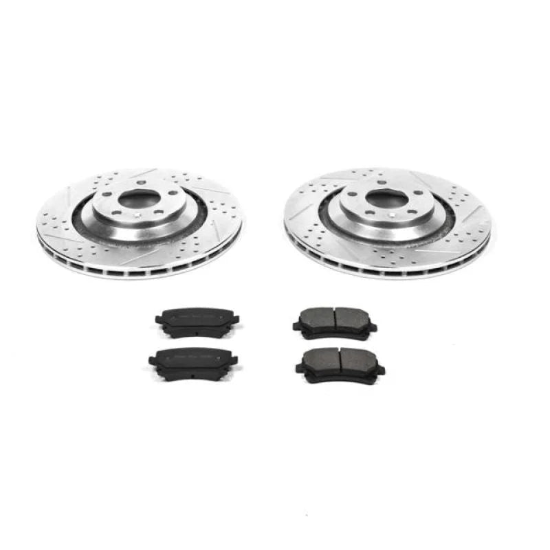 PowerStop Rear Z23 Evolution Sport Brake Kit fits 2005-2011 Audi A6 / A6 Quattro - Main Product View