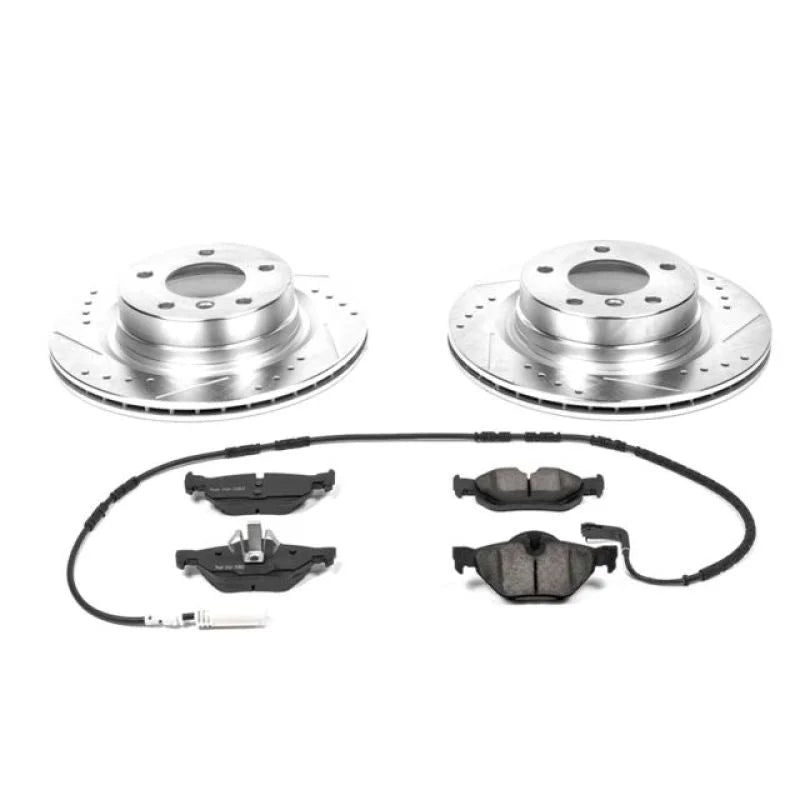 PowerStop Rear Z23 Evolution Sport Brake Kit fits 2006 BMW 325I / 2007-2010 BMW 328I - Main Product View