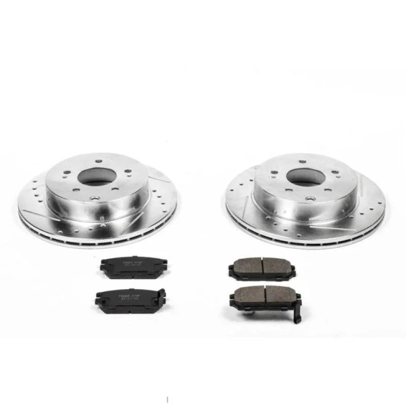 PowerStop Rear Z23 Evolution Sport Brake Kit fits 2006-2012 Mitsubishi Eclipse / Galant - Main Product View