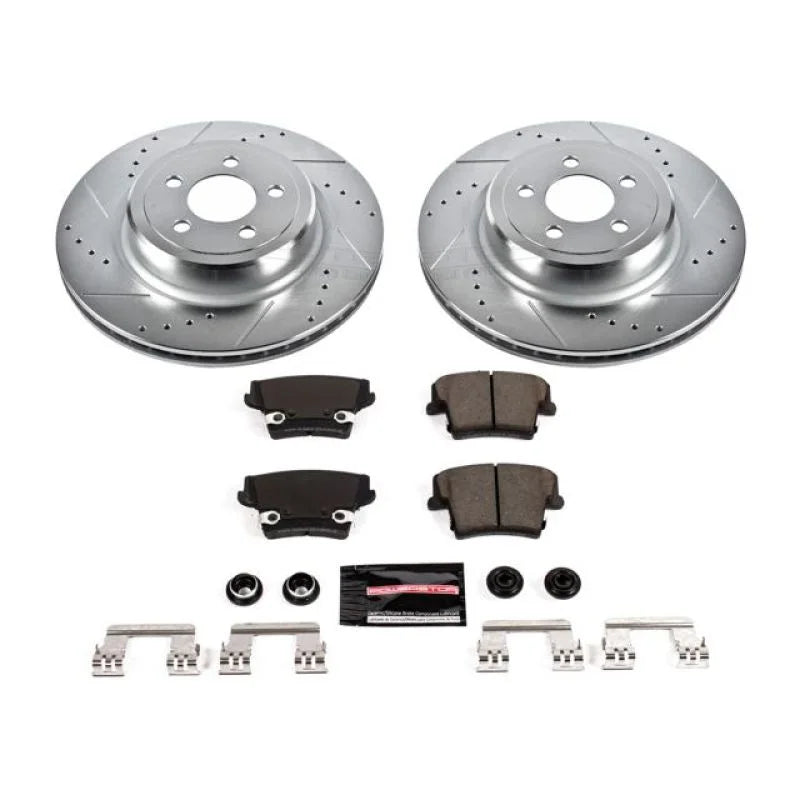 PowerStop Rear Z23 Evolution Sport Brake Kit fits 2006-2014 Dodge Charger / Magnum - Main Product View
