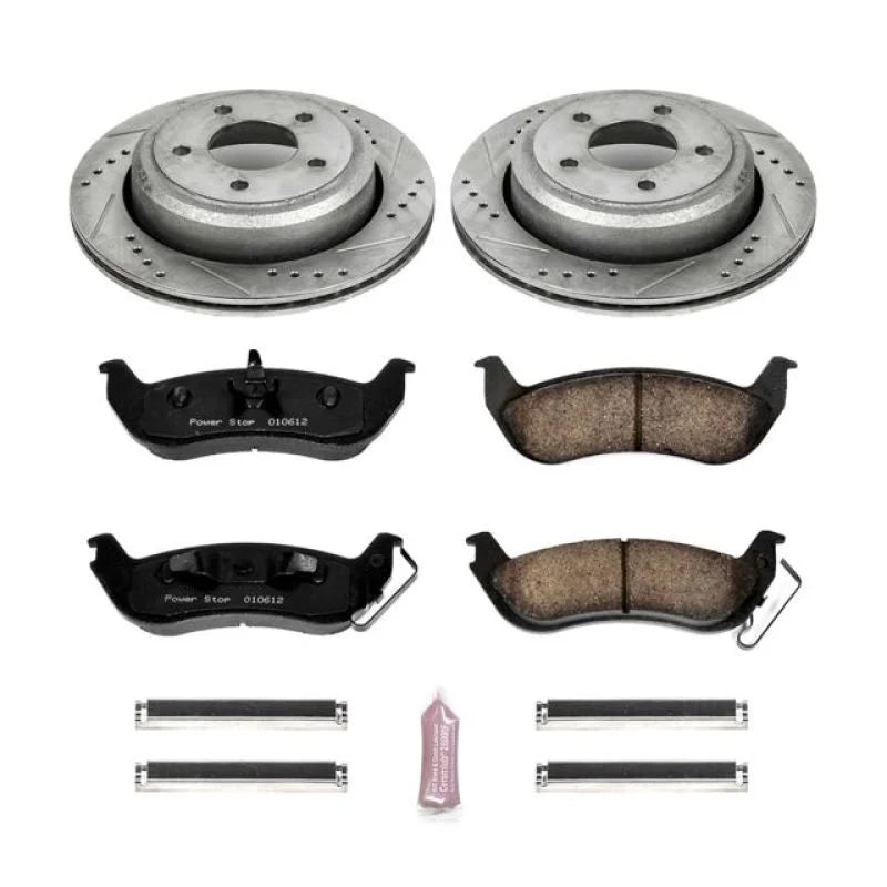 PowerStop Rear Z23 Evolution Sport Brake Kit fits 2010-2011 Ford Ranger / Ranger SPORT - Main Product View