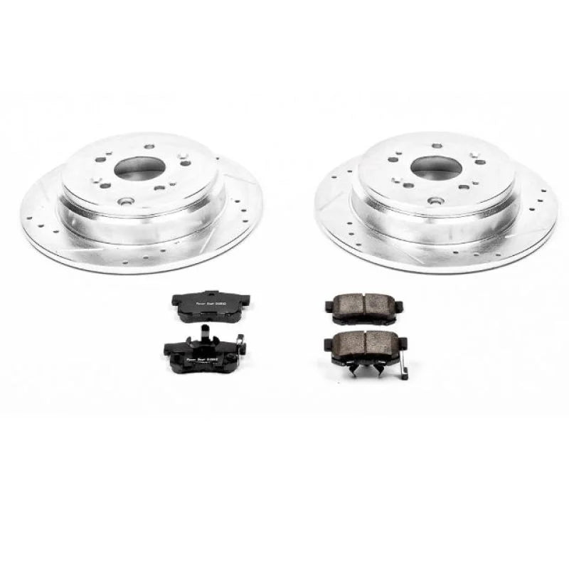 PowerStop Rear Z23 Evolution Sport Brake Kit fits 2010-2018 Acura RDX / 2010-2012 Acura RDX Sh-awd / 2005-2016 Honda CR-V ...