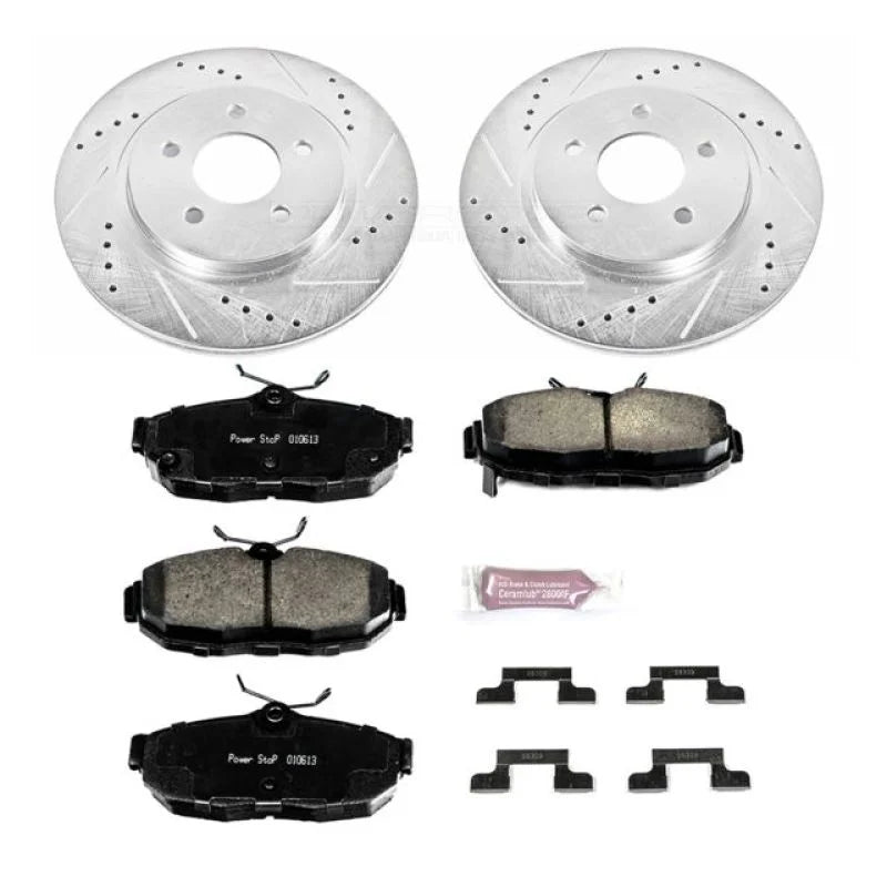 PowerStop Rear Z23 Evolution Sport Brake Kit fits 2012 Ford Mustang / 2012 Ford Mustang Shelby GT500 - Main Product View