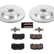 Load image into Gallery viewer, PowerStop Rear Z23 Evolution Sport Brake Kit fits 2014-2019 Chevrolet Corvette Stingray - Main Product View