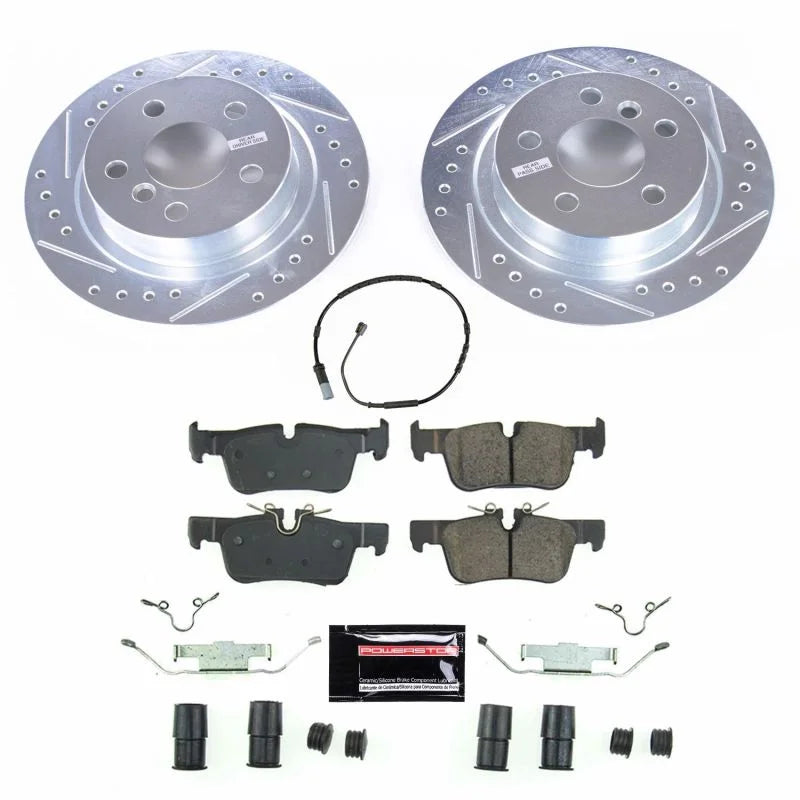 PowerStop Rear Z23 Evolution Sport Brake Kit fits 2014-2021 BMW I3 / 2018-2021 BMW I3S